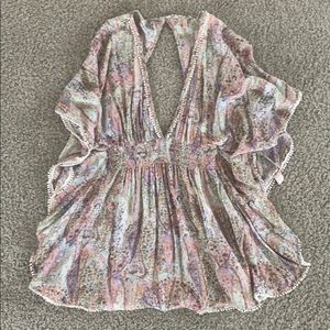 Beautiful boho bathing suit cover up